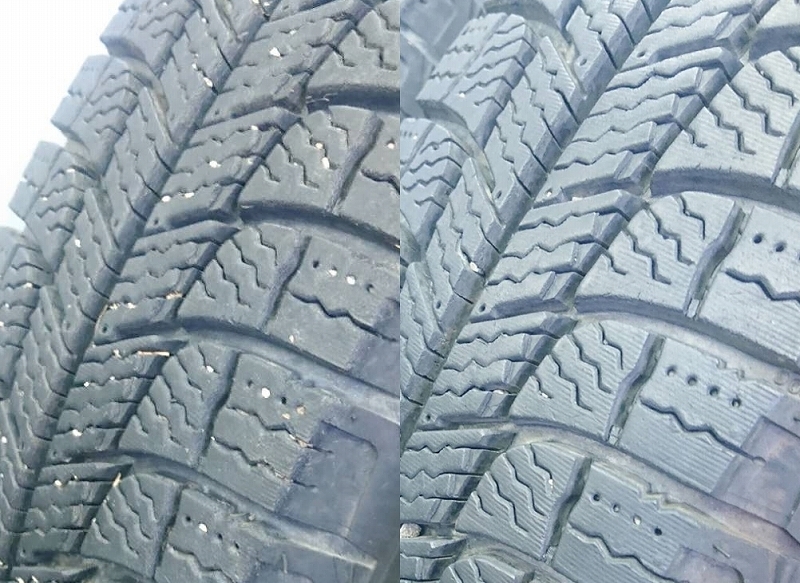 ★2017年製 165/70R14 85T ミシュラン X-ICE 中古 スタッドレス 2本 14インチ★_画像3