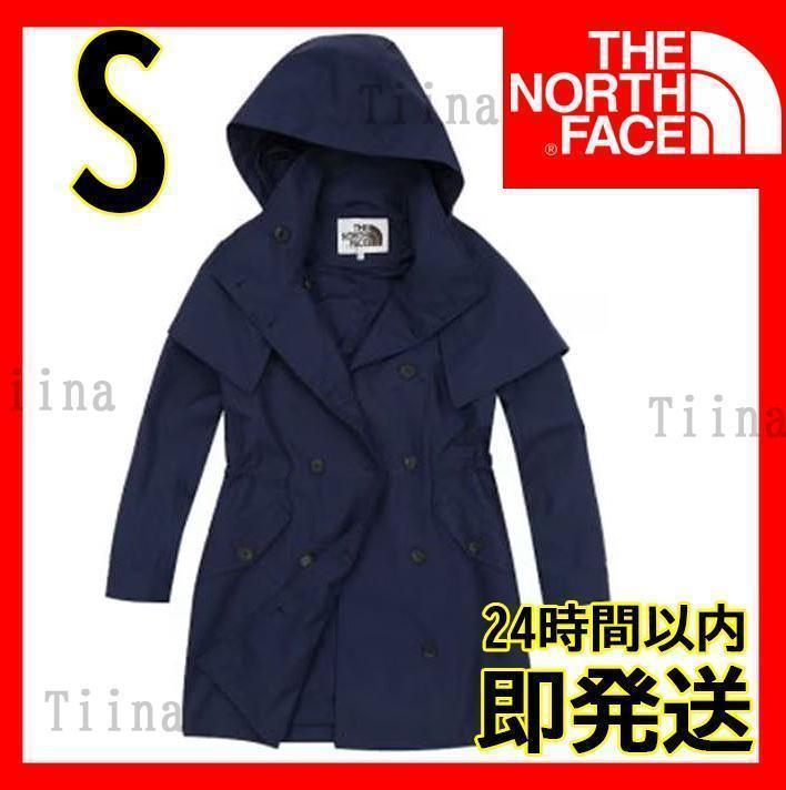 M 韓国 紺 ネイビー ノースフェイス パーカー ジャケット レインコート THE NORTH FACE レディース 撥水 コート