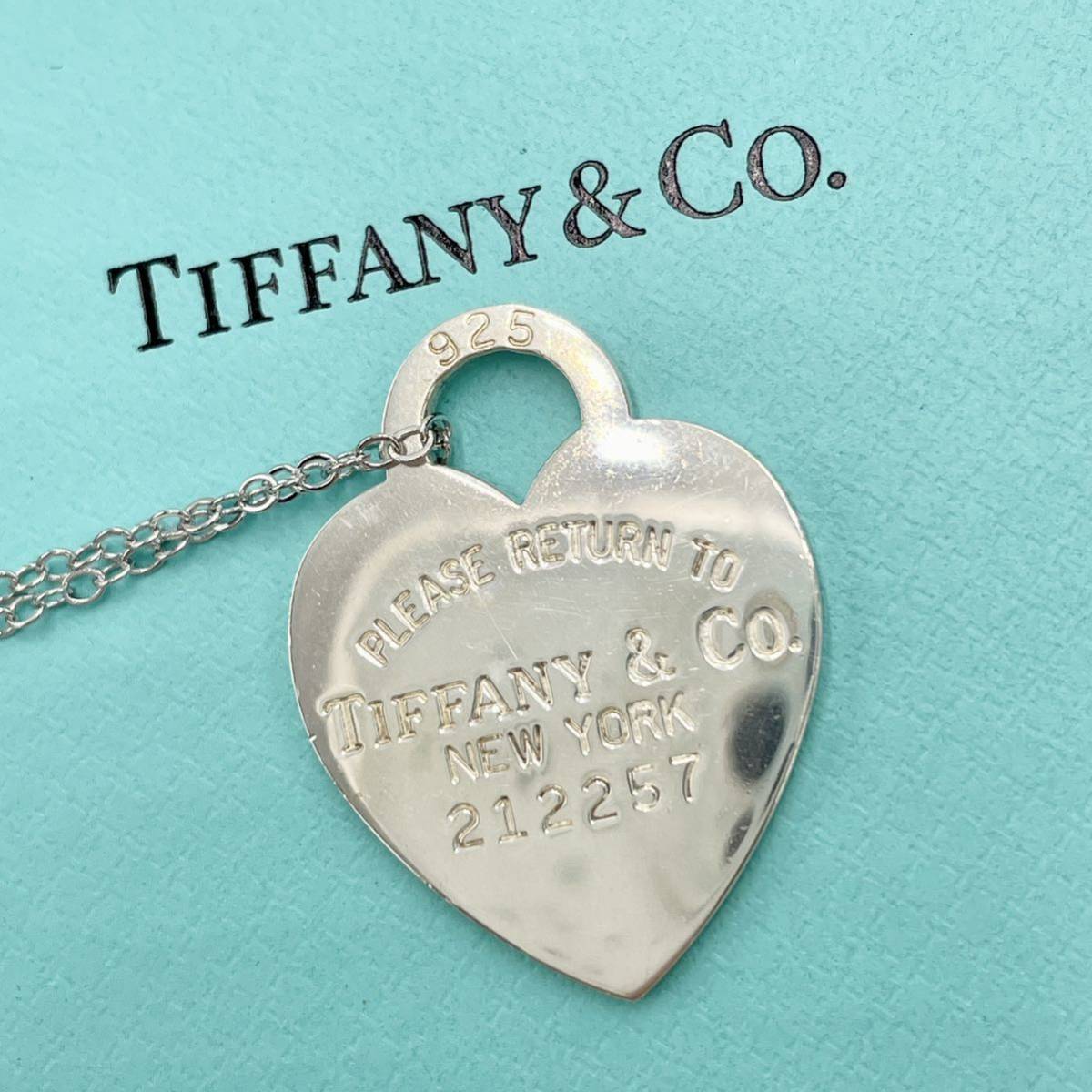 魅力の ハート ティファニー Tiffany 美品 リターントゥ スターリング