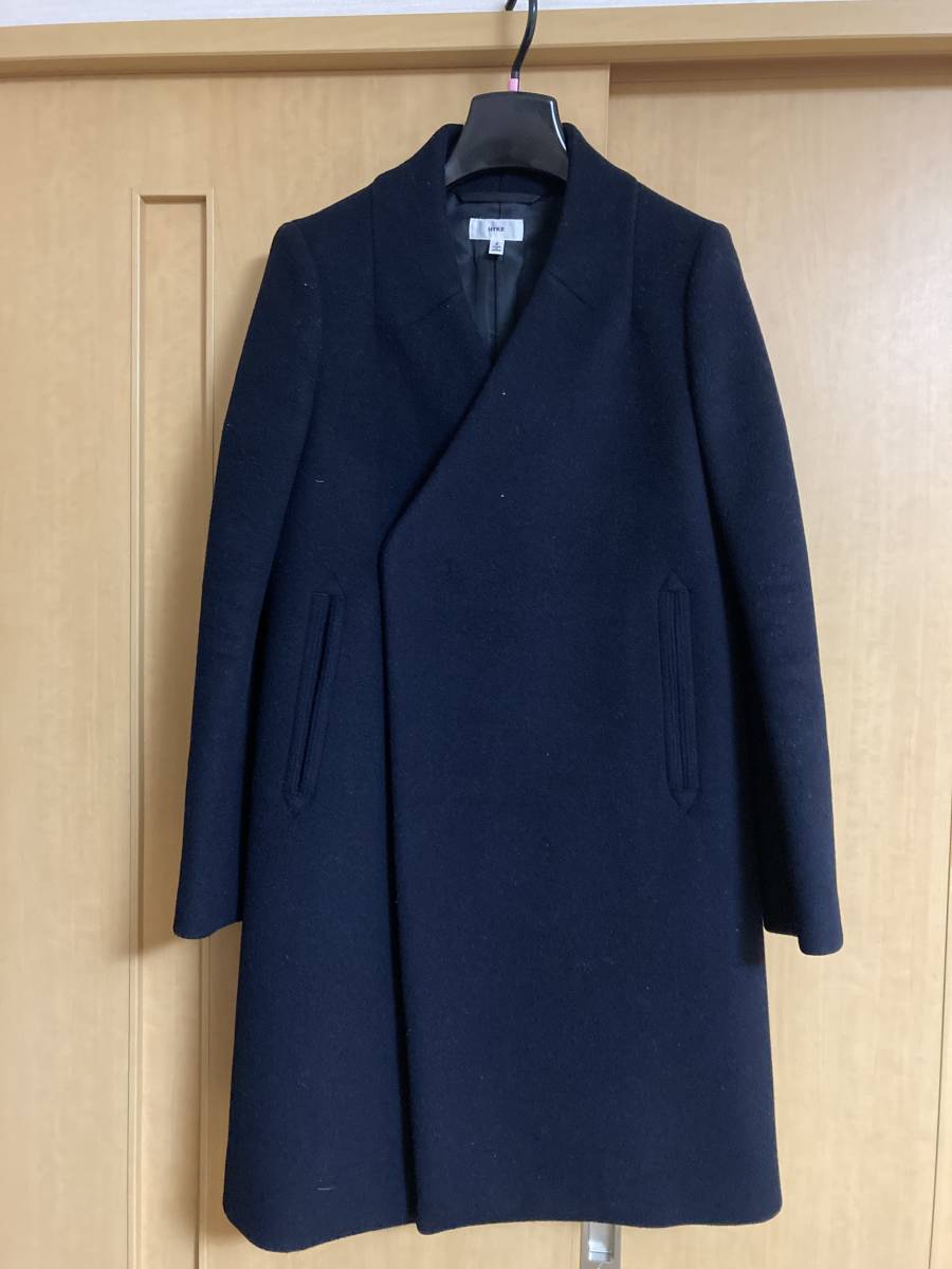 即決 美品 HYKE コート メルトン サイズ2 ハイク-