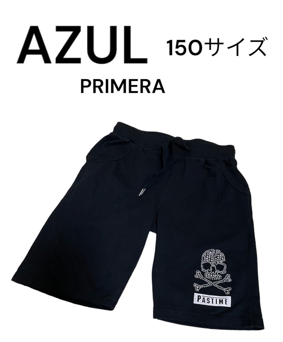 AZUL アズール ハーフパンツ　ドクロ柄　150サイズ