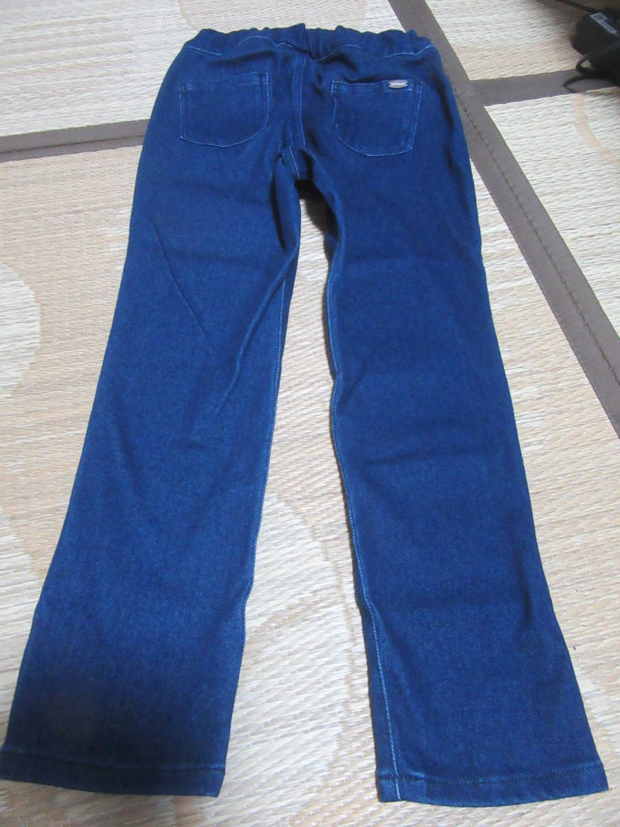  новый товар Miki House 110 размер брюки брюки индиго 7480 иен . супер-скидка быстрое решение 2880 иен 
