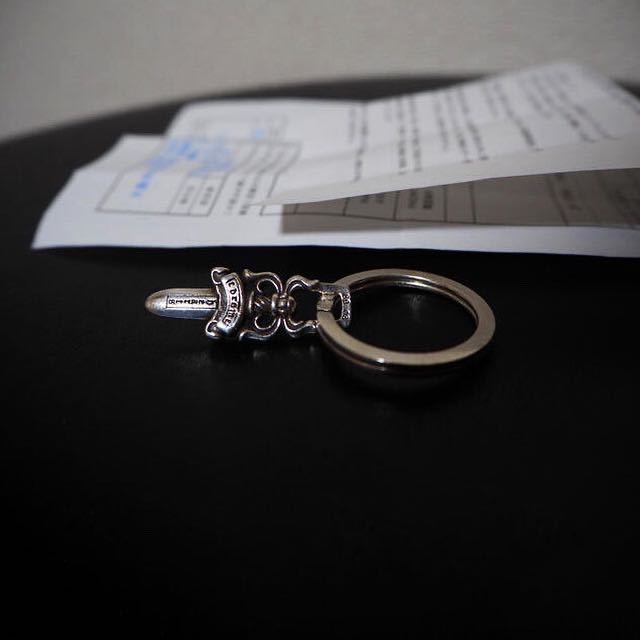 クロムハーツ スプリットキーリングwith #5ダガー ch chrome hearts