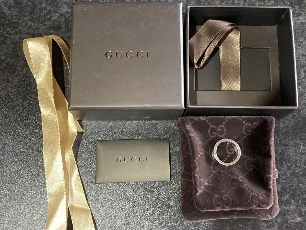 高質 中古 GUCCI ロゴ G アクセサリー ファッション ブランド シルバー