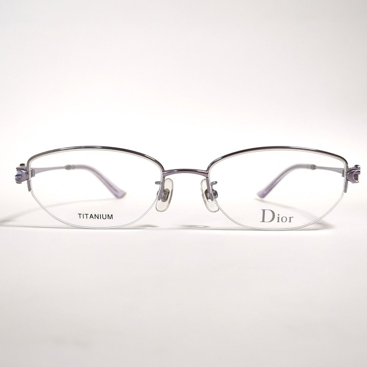 Christian Dior メガネフレーム ハーフリム CD-7672J|Yahoo Christian Dior メガネフレーム ハーフリム CD-7672J|Yahoo