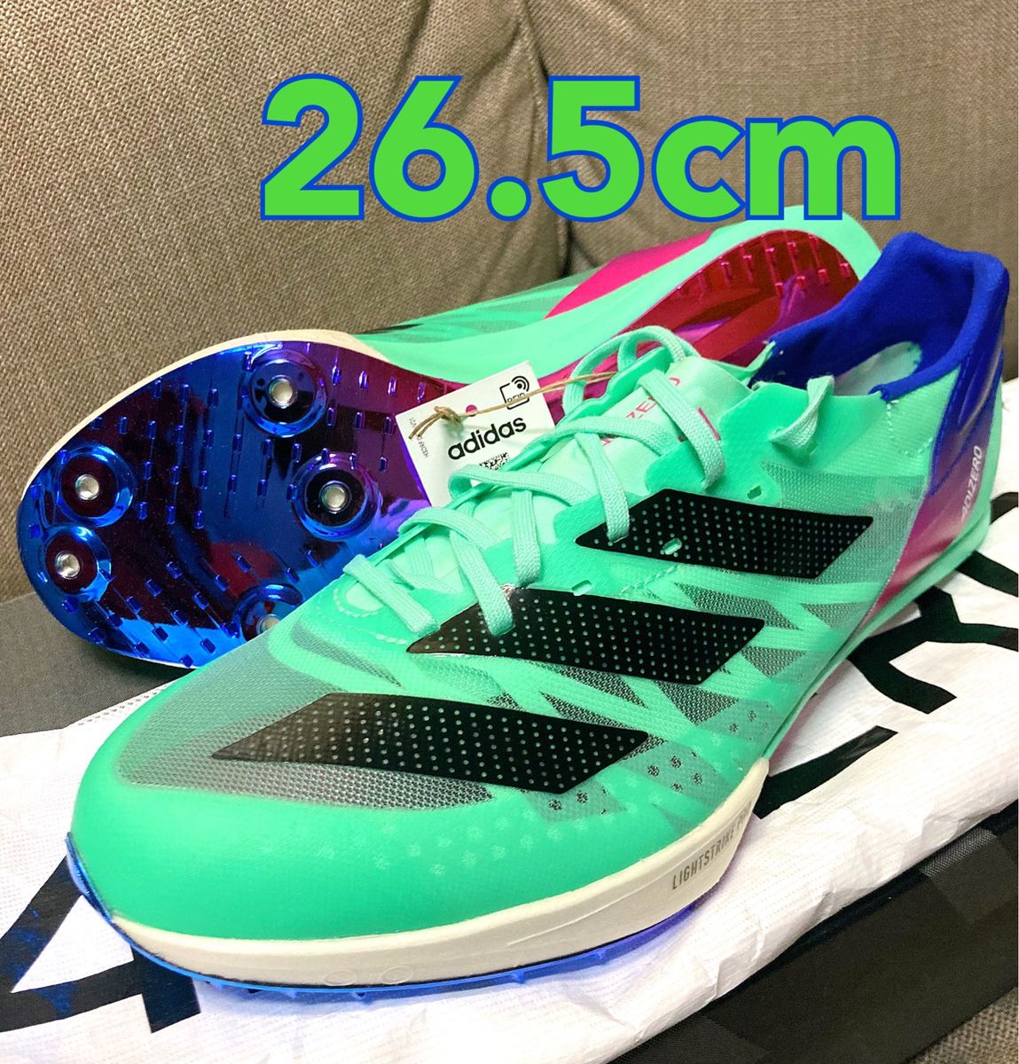 未使用】adidas adizero PRIME SP2 26 5cm アディダス 未使用】adidas adizero PRIME SP2 26 5cm アディダス
