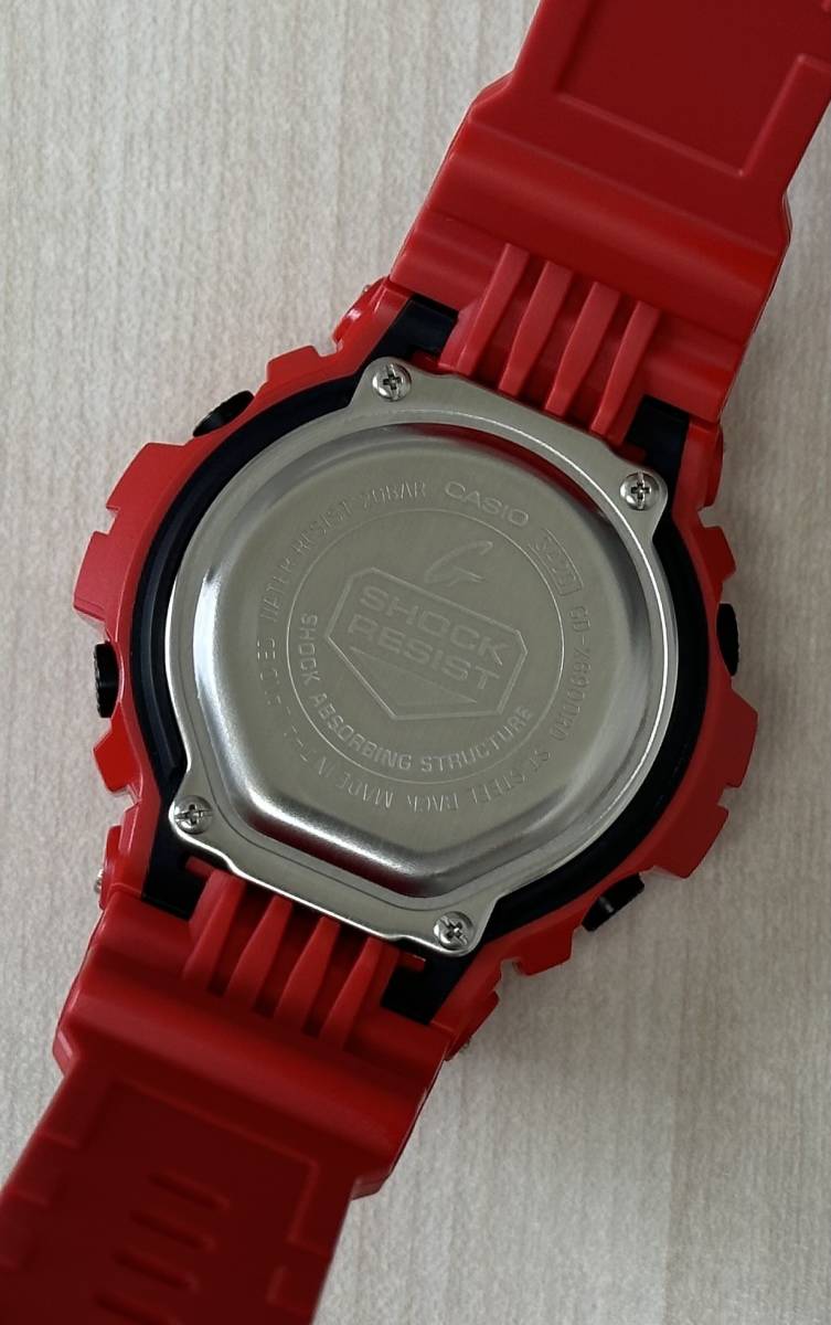 1円スタート 新品未使用 CASIO G-SHOCK BIG CASE ビッグケースシリーズ バーニングレッド GD-X6900RD-4JF_画像2