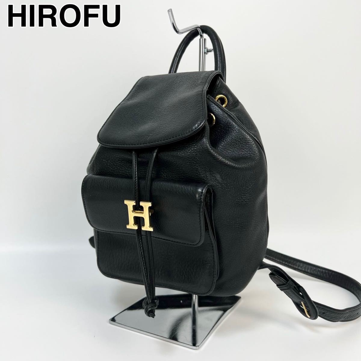 新規購入 HIROFU 23H33 ヒロフ 本革 レザー リュック ミニ ヒロフ