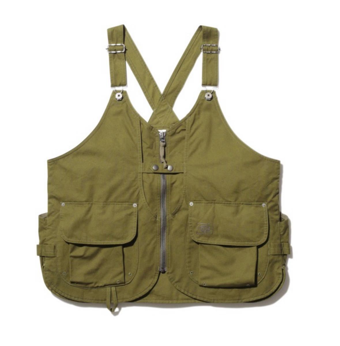 有名ブランド オリーブ Vest Canvas TAKIBI peak 定価37400円☆snow L