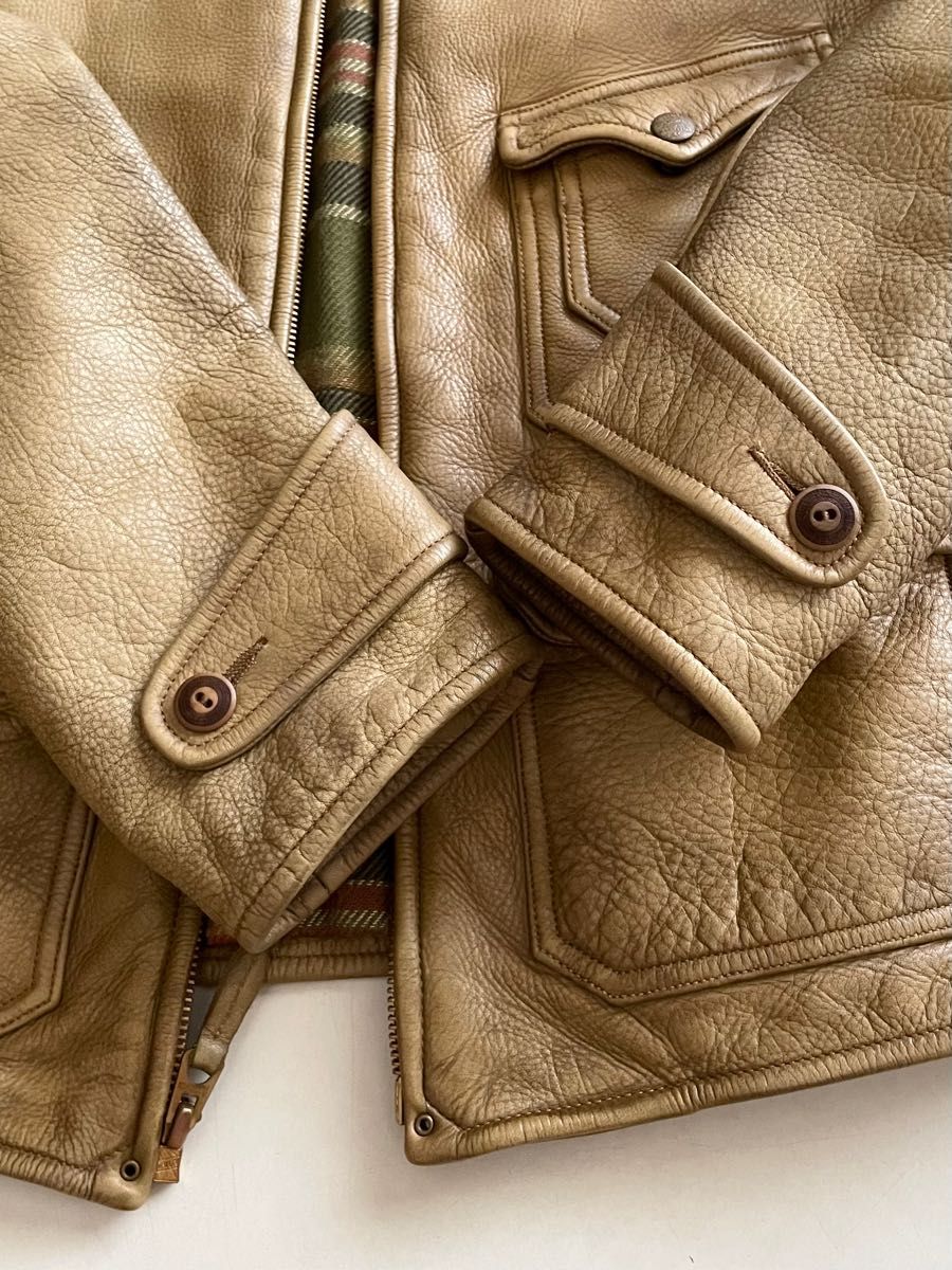 RRL ダブルアールエル レザージャケット Sサイズ 美品 ラルフローレン