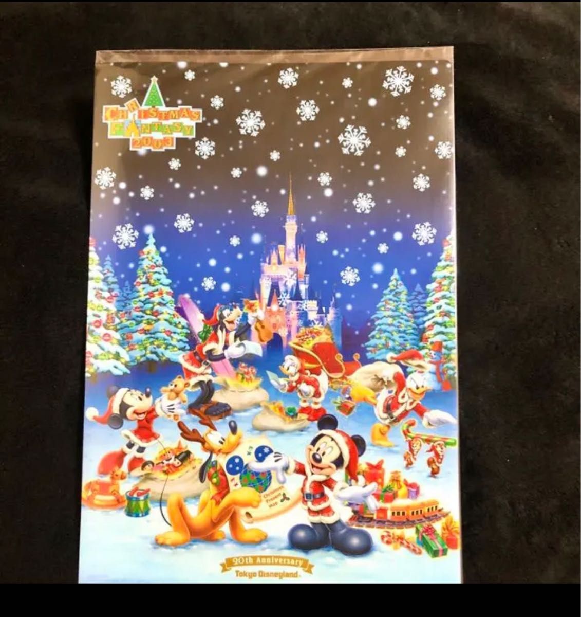 東京ディズニーランド♪20周年♪クリスマスファンタジー♪2003♪クリアファイル♪ミッキー♪ミニー♪未使用品