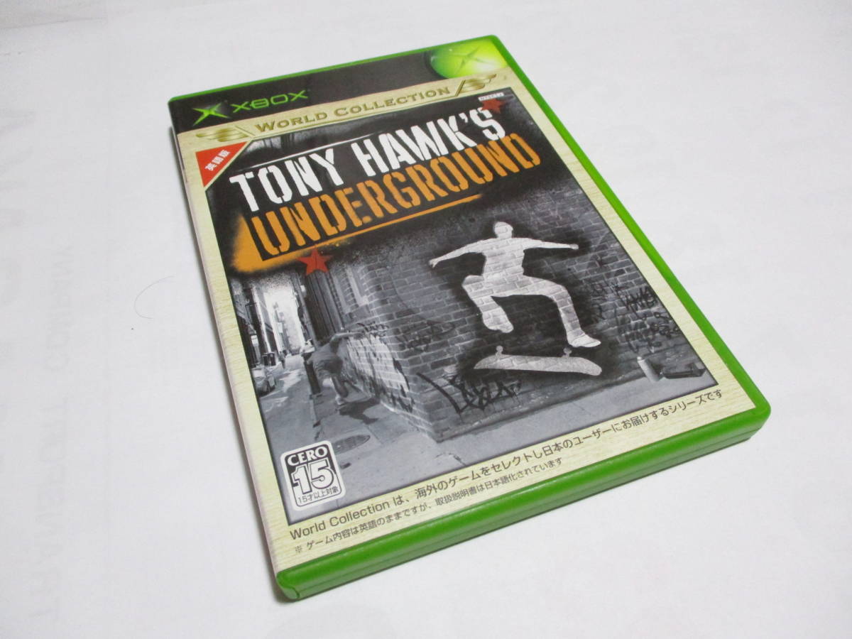 入手困難　XBOX　TONY HAWK'S UNDERGROUND　トニーホーク　海外版　良品　激安！！！！！！！
