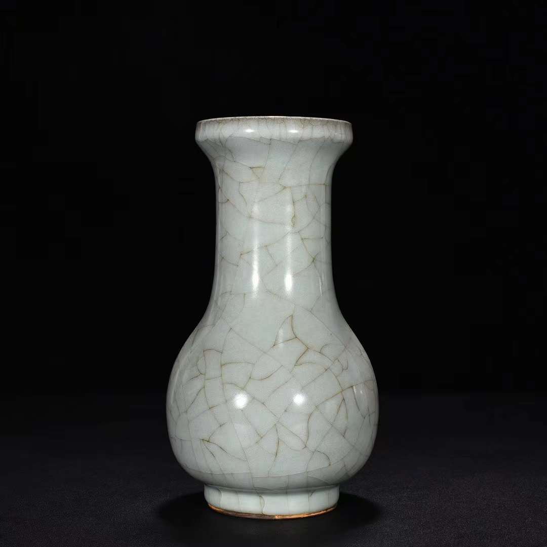 すぐったレディース福袋唐物盤口瓶青磁官窯宋時代中国美術直径12cm