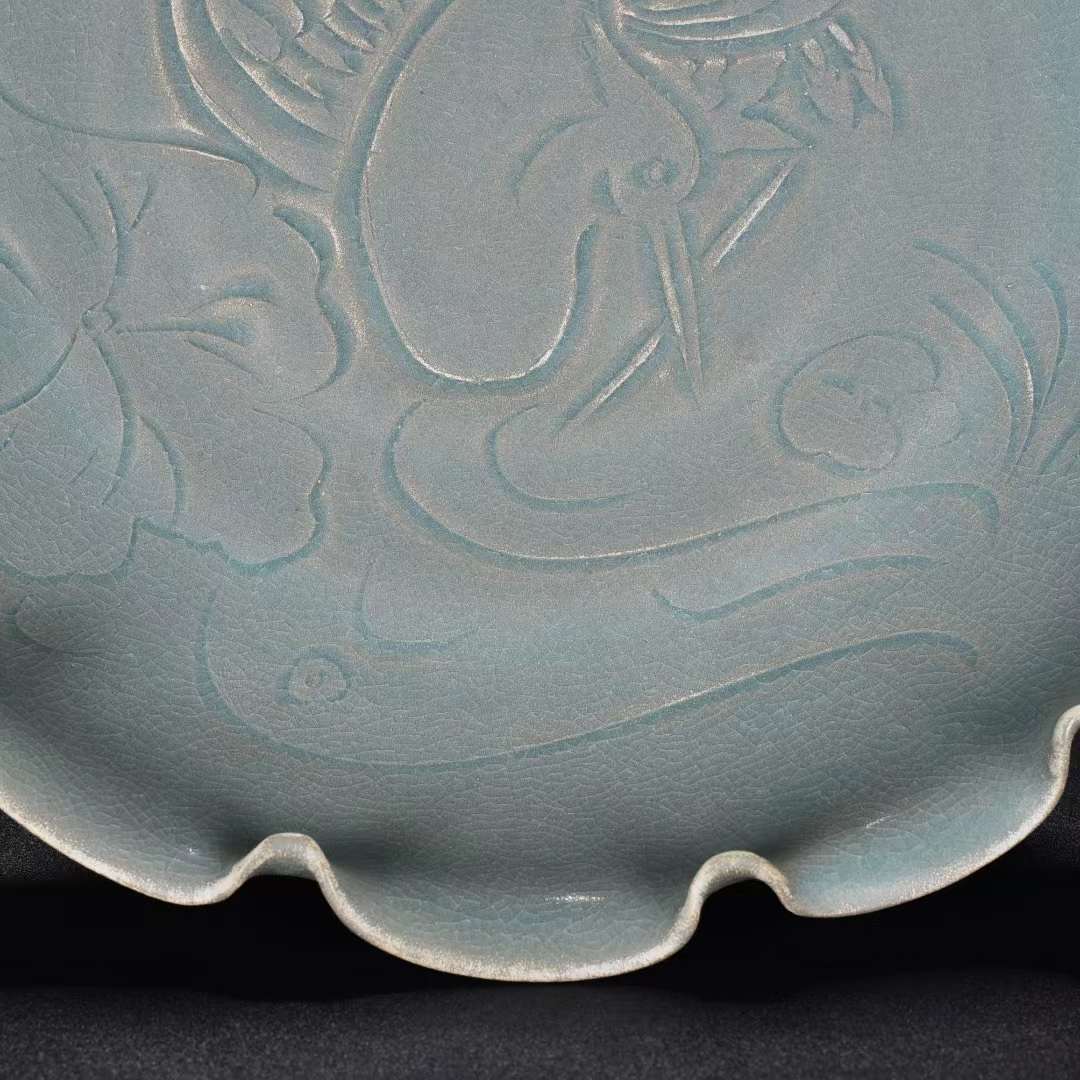 値引 Bibian 比比昂- 宋時代汝窯天青釉鳥文輪花洗唐物中国美術工芸品 宋