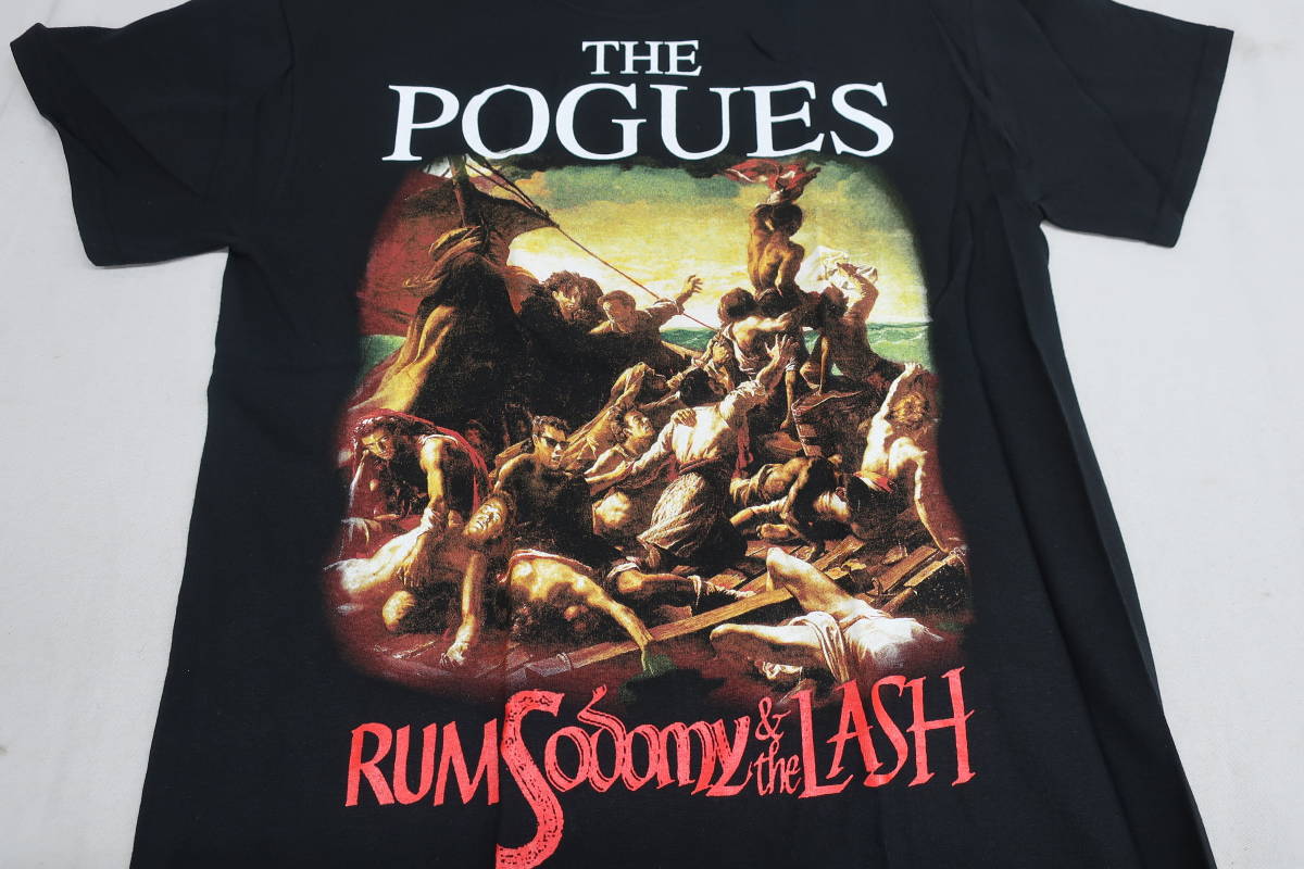 ★同梱不可 ★値下不可　【送250円】　6536　POGUES　ポーグス　メンズ　バンドTシャツ　カットソー　半袖　ロック　綿100％　S　黒_画像7