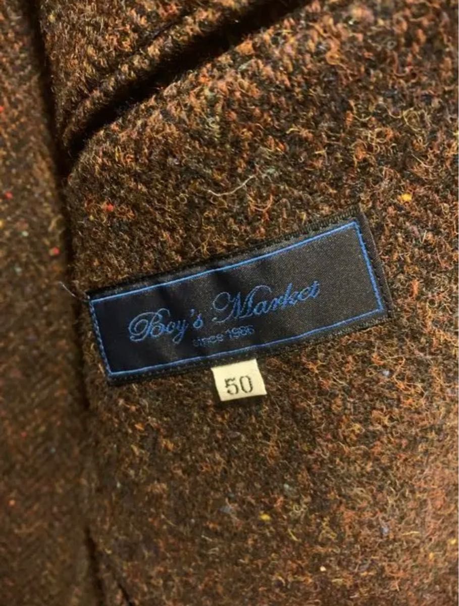 Boysmarket別注 Harris Tweed　JKT ジャケット　ボーイズマーケット