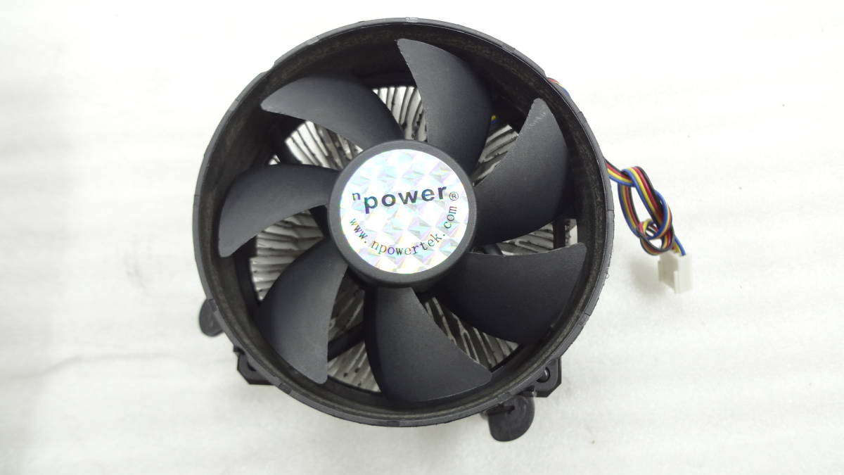 npower Thermal Transtech LGA1155対応 CPUヒートシンク 4穴ピッチ　中古品（F01）_画像1