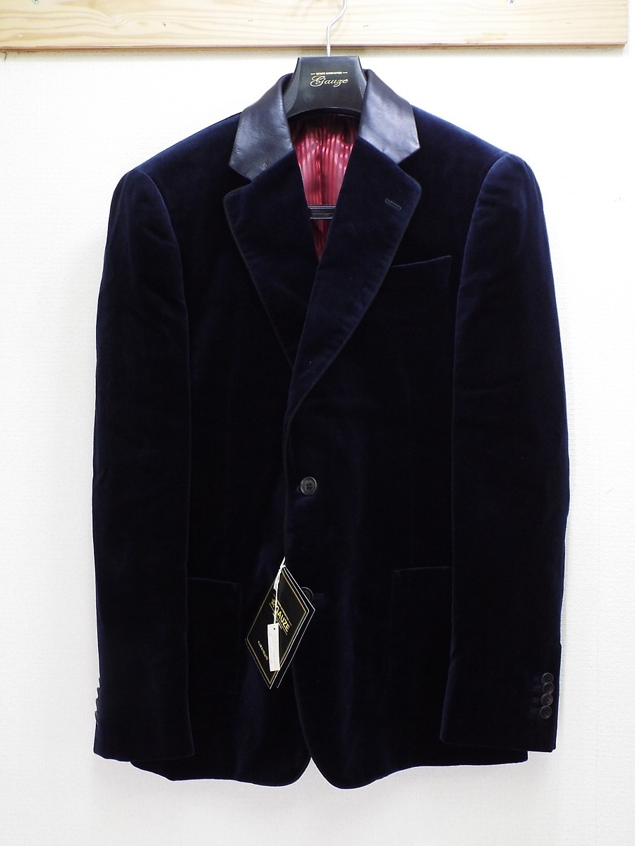 2022新発 O118〇R.J.B(アールジェイビー)GAUZE VELVET TAILORED JACKET