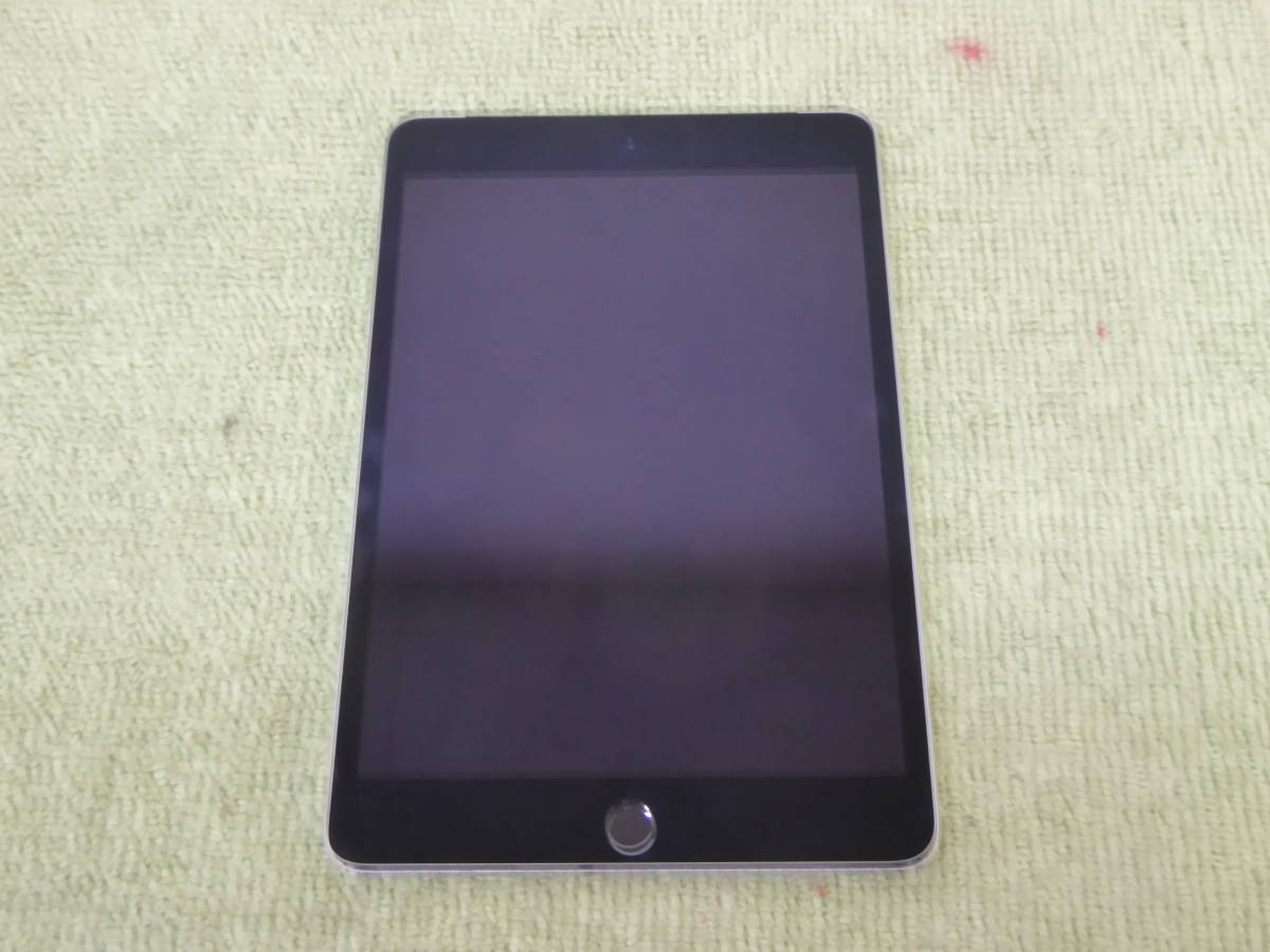 171-P86 品 iPad mini4 Wi-Fi Cellular 16GB スペースグレイ KDDI 利用