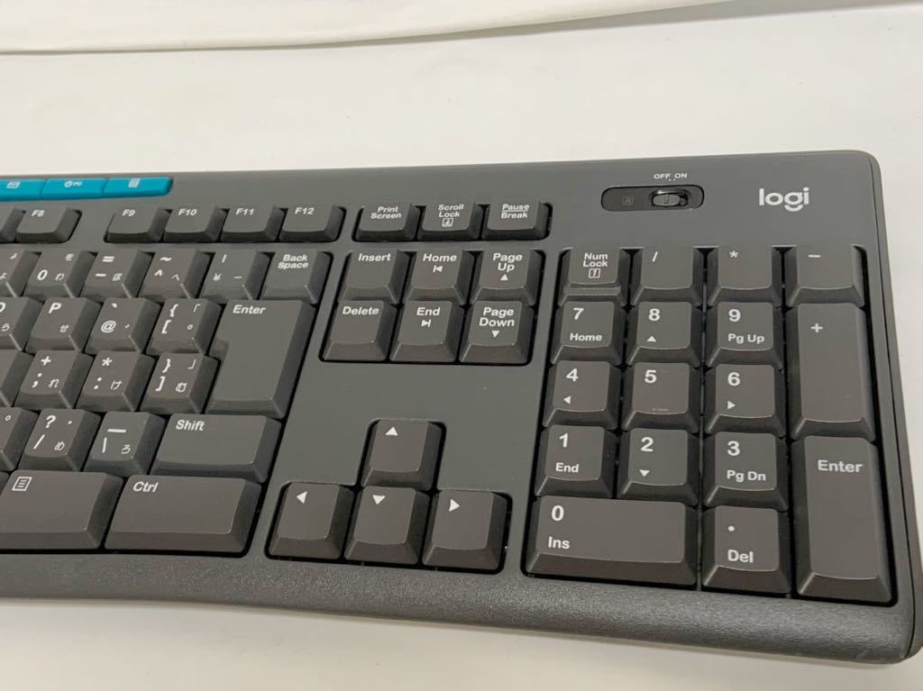 Logitech ロジテック K275 ロジクール ワイヤレスキーボード ロジクール 簡易動作確認済 現状 121a1710