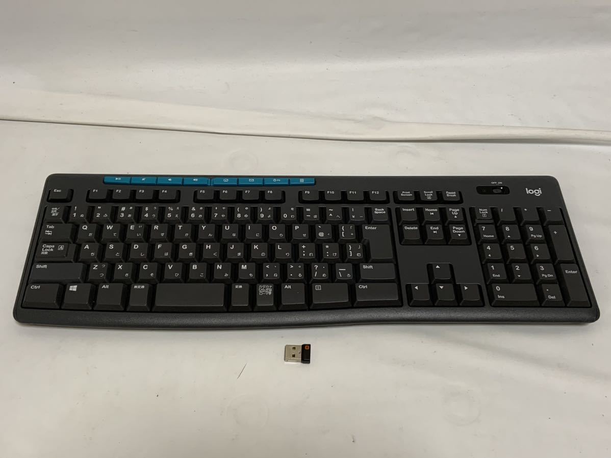 Logitech ロジテック K275 ロジクール ワイヤレスキーボード ロジクール 簡易動作確認済 現状 121a1710