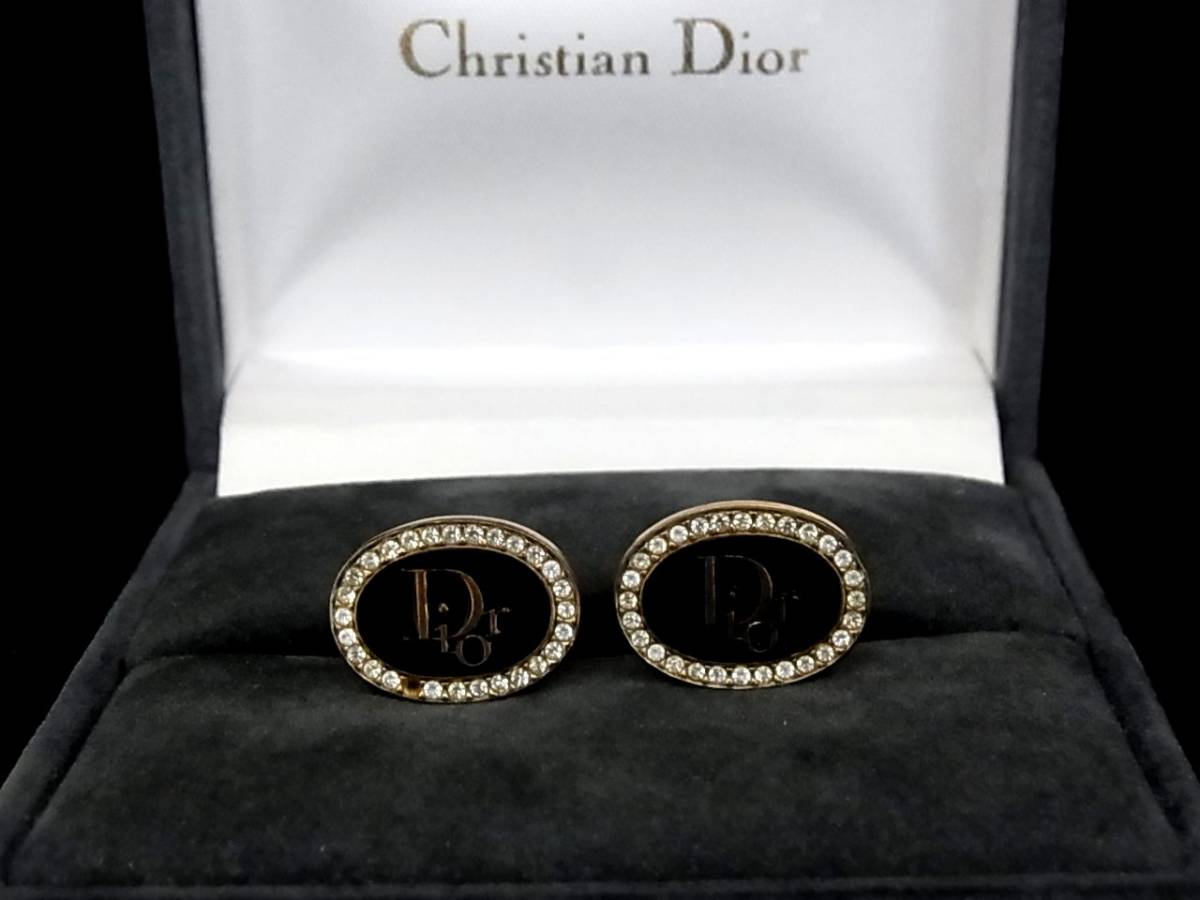 *N4476*#USED товар среднего качества #[Dior] Dior [ Gold ]# запонки!
