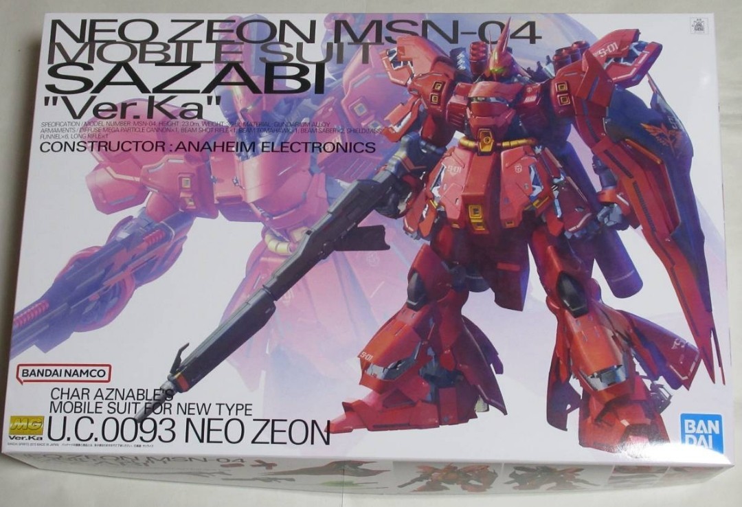 プレゼントを選ぼう！ ＭＧ 1/100 サザビー Ver.Ka MSN-04 未組立新品