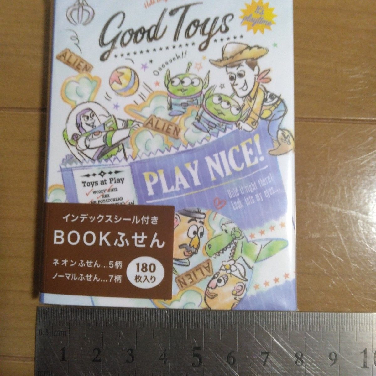 ディズニー　トイストーリー　TOY STORY　メモ帳　ふせん　付箋　バズ　ウッディ　