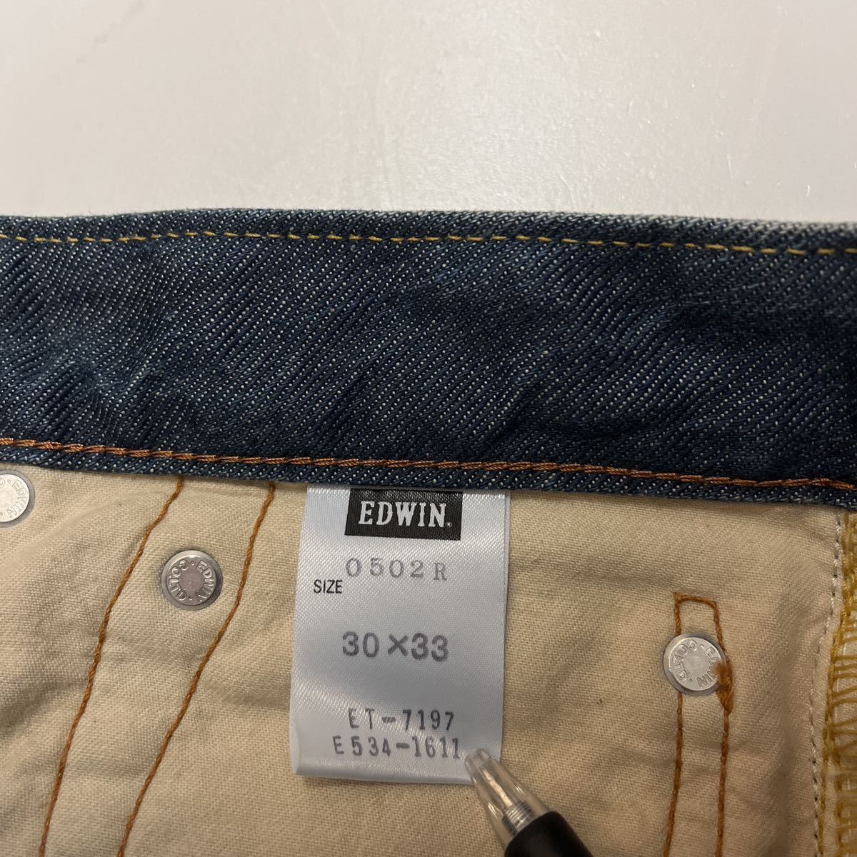EDWIN Edwin 0502R Denim брюки джинсы W30 L33 сделано в Японии 