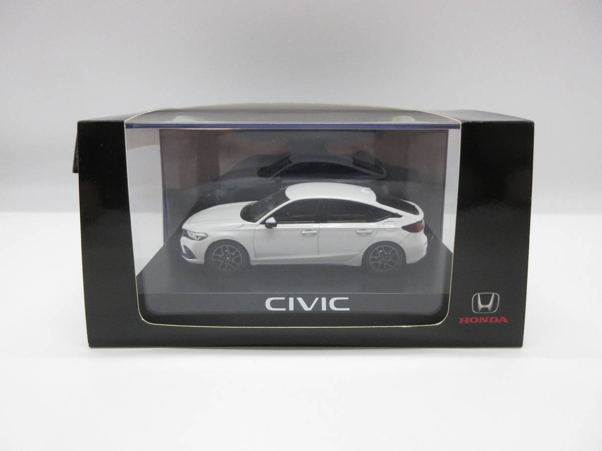 1/43 ホンダ 新型シビック CIVIC 2021年モデル　カラーサンプル ディーラー特注 ミニカー　プラチナホワイト・パール