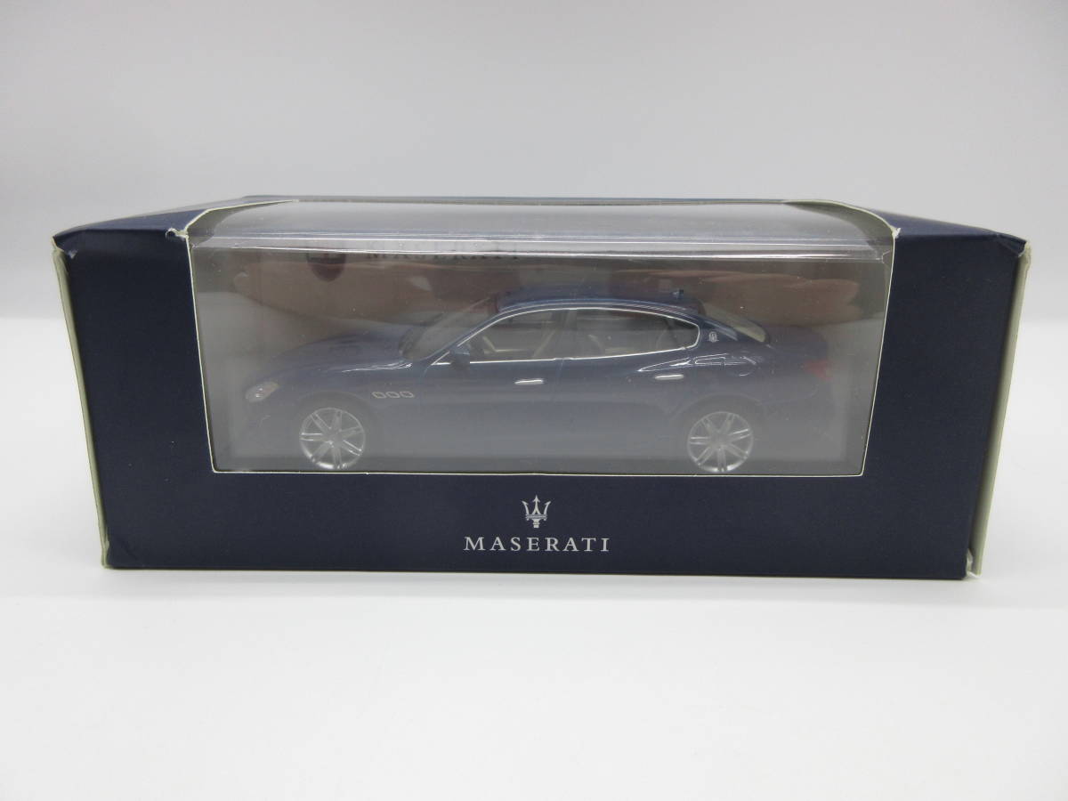 1/43 マセラティ　クアトロポルテ　GTS　MASERATI Quattroporte GTS ディーラー特注 ミニカー　ブルー