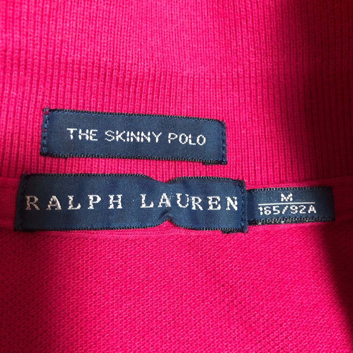 ラルフローレン ポロシャツ レディース　M165/92A ピンク　ビッグポニー RALPH LAUREN