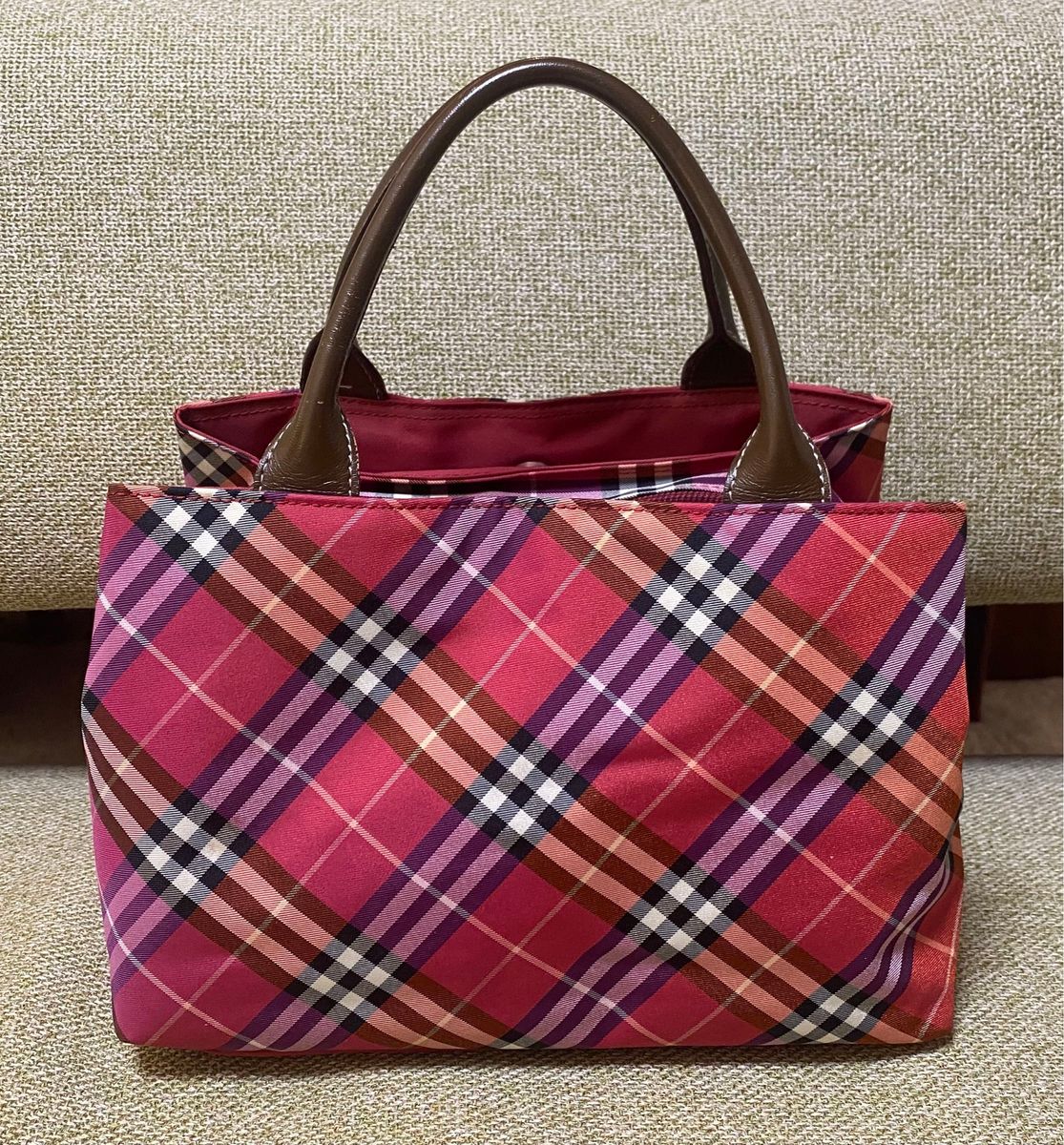 BURBERRY LONDONBLUE LABEL ハンドバッグ ノバチェック