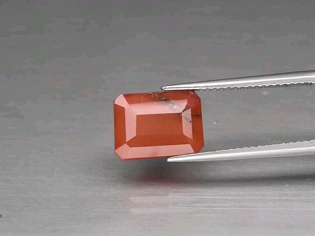 No.103 オクタゴンカット オレンジアンデシン 約3.31ct 約10.6mm×8mm アフリカ産