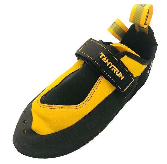 【TRIOP】ボルダリング シューズ クライミング 靴 EUR 42.5 27cm イエロー
