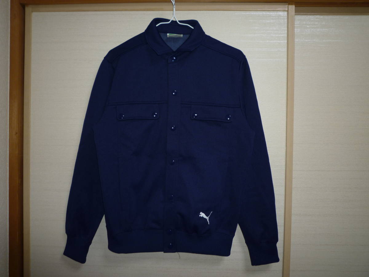 プーマ 90’ｓ オールドジャージジャケット 紺 Mサイズ