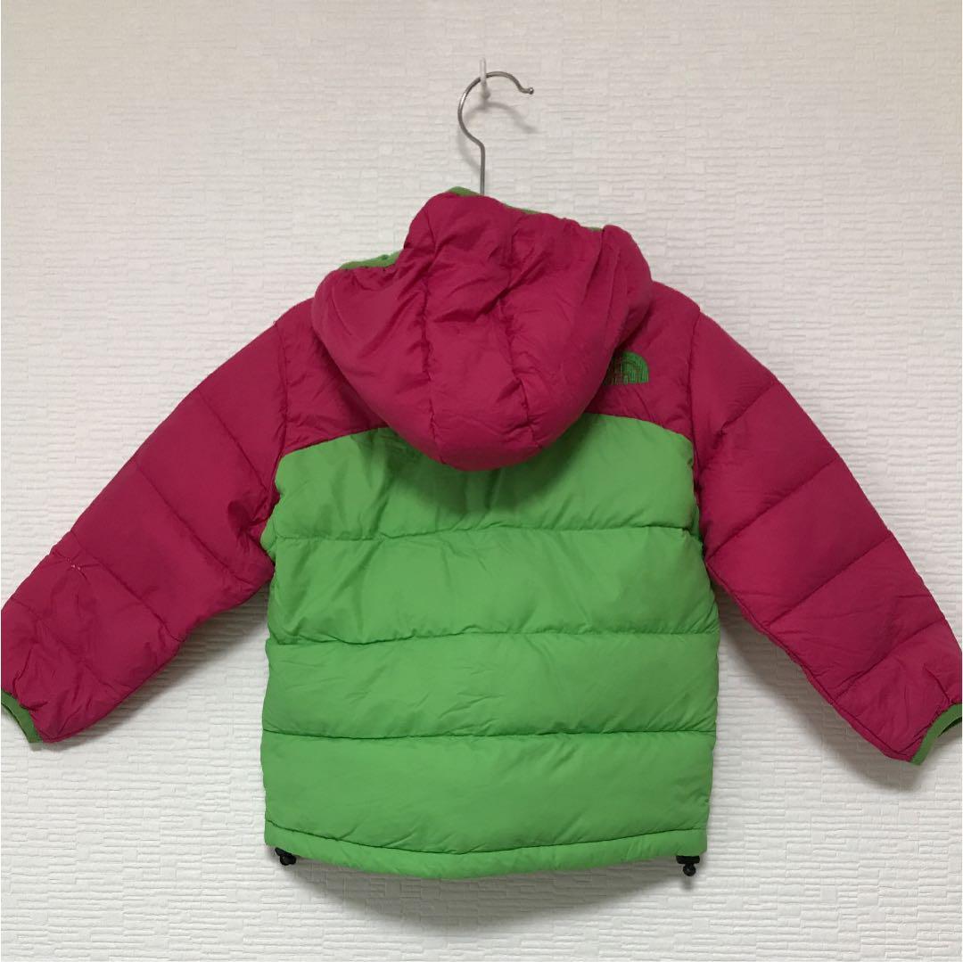 * The North Face down jacket Parker outer Kids 90cm* child THE NORTH FACE hood 