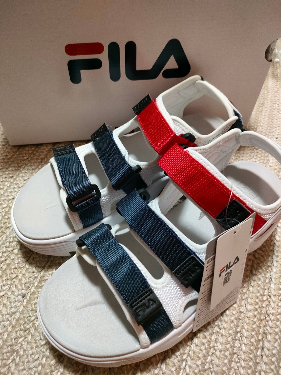  new goods regular price 8140 FILA sandals DISRUPTOR SD 24cm filler tricolor ka ramen z lady's man and woman use 