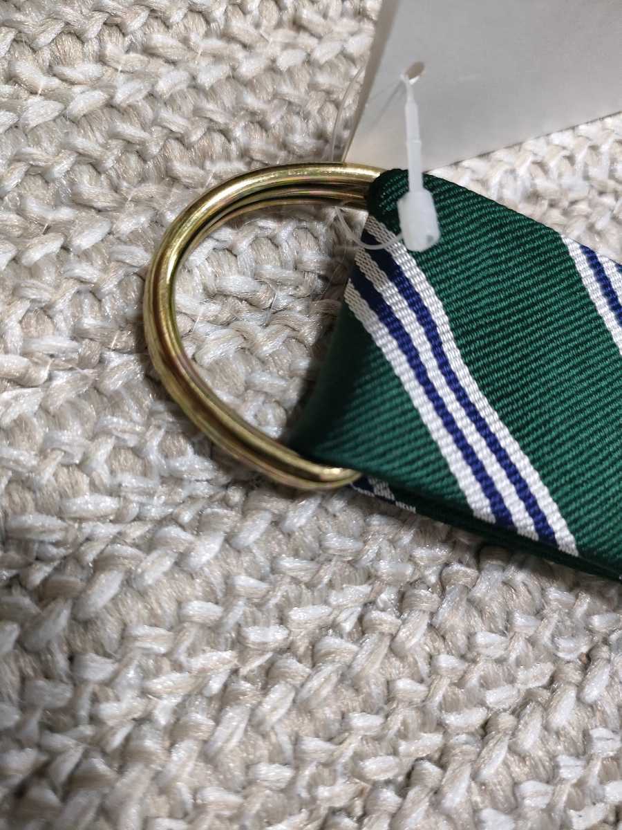  new goods America made regular price 8800 Brooks Brothers ribbon belt L silk green navy green navy blue BROOKSBROTHERS belt men's 