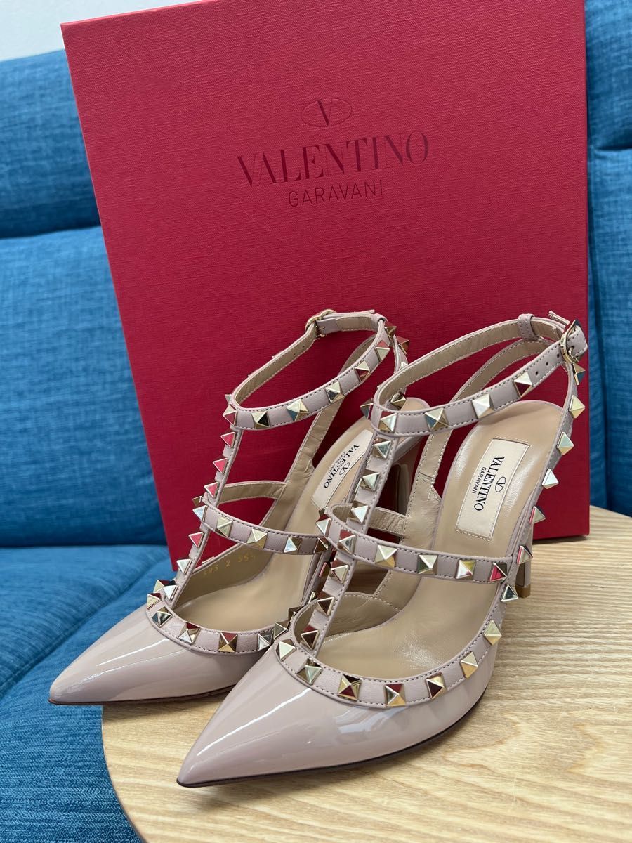 SALE 未使用 バレンチノ VALENTINO ロック スタッズ サンダル｜Yahoo