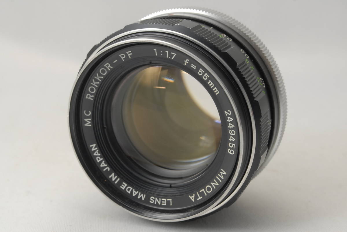 ☆完動品＊美品☆minolta srt101☆緑のロッコールf1.4！-