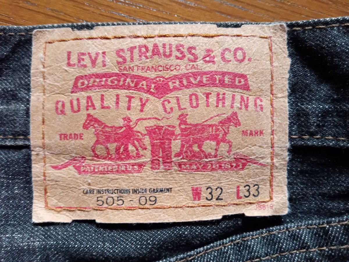 Levi's505  W34  L32 裾直し済み 股下約78cm