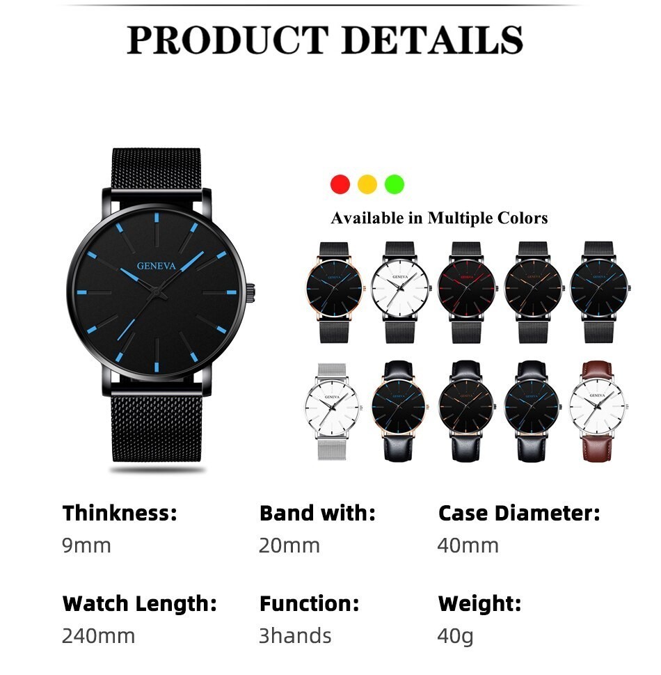 新品 最新 メンズ腕時計 スチールステン ファッション 薄型 時計 スポーツ腕時計 ブラック_画像6