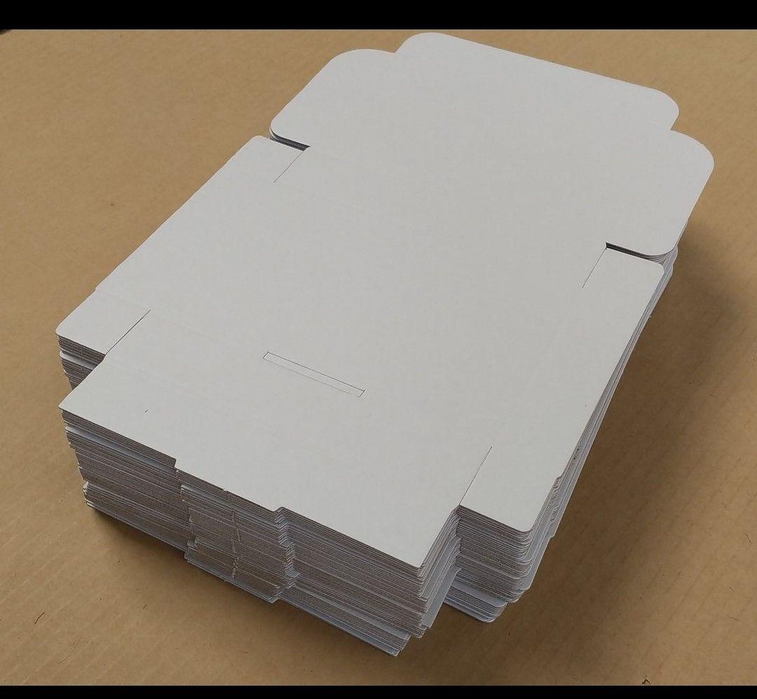 新品未使用両面白30枚小型ダンボール箱ゆうパケット 定形外郵便(規格内)