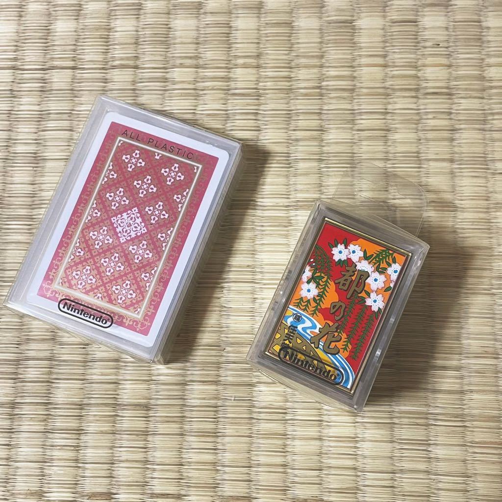  new goods unused goods * nintendo playing cards & Hanabuta ( capital. flower ) set 