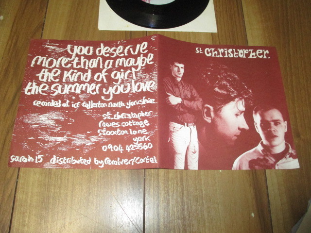 St.Christopher セント・クリストファー You Deserve More Than A Maybe , The Kind Of Girl , The Summer You Love 英 EP 黒 ポスター付き_画像3