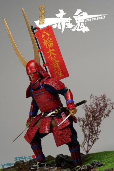 Yep Studio 赤鬼-井伊直政 Red Ghost-Ii Naomasa 1/12 アクションフィギュア NO.0005 新品未開封　(検 303toys poptoys coomodel_画像3