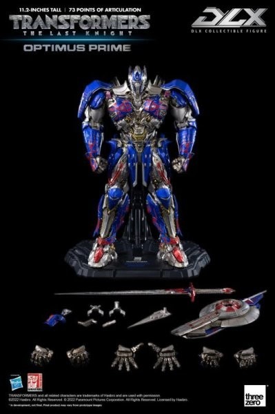 threezero スリーゼロ　『トランスフォーマー/最後の騎士王』オプティマスプライム Optimus Prime DLX アクションフィギュア 新品未開封