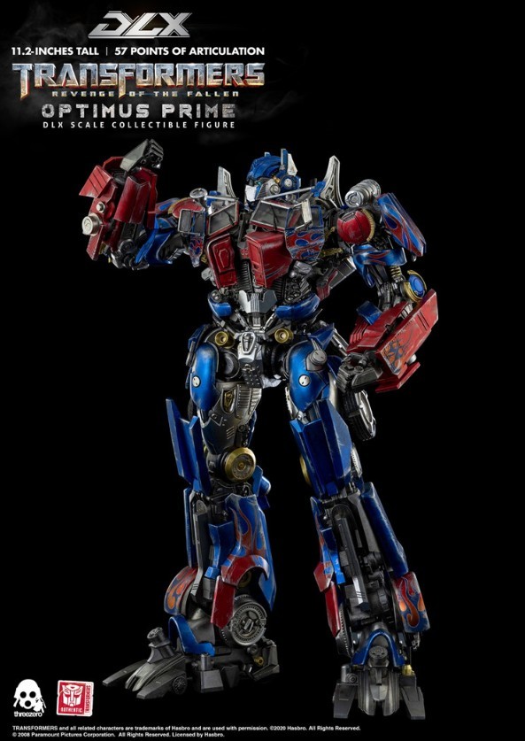 Threezero 　『トランスフォーマー/リベンジ』　オプティマスプライム　Transformers Optimus Prime DLX アクションフィギュア 新品未開封_画像3