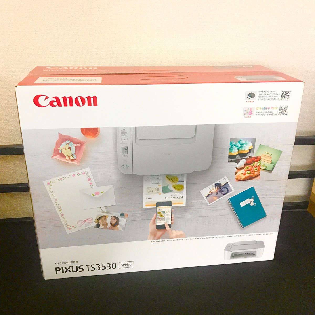 新品未使用 キャノン プリンター 本体 CANON TS3530 PIXUS 印刷機 コピー機 複合機 スキャナー AAS